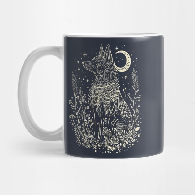 Celestial Anubis Under the Moon – Mystical Guardian of the Afterlife by TuncGK